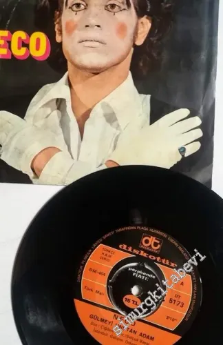 45 RPM SINGLE PLAK VINYL: Neco - Gülmeyi Unutan Adam / Ne Bu Halimiz Böyle -        1975