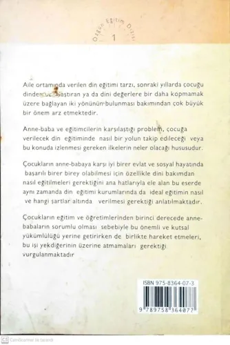 Ailede ve Okulda İdeal Din Eğitimi Mehmet Emin Ay Bilge Yayınları