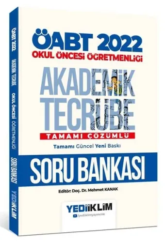 2022 ÖABT Okul Öncesi Öğretmenliği Akademik Tecrübe Tamamı Çözümlü Soru Bankası