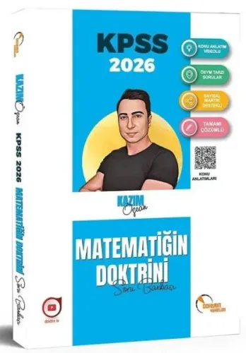 Doktrin Yayınları 2026 KPSS Matematik Doktrini Soru Bankası Çözümlü
