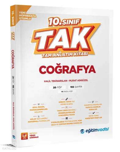EĞİTİM VADİSİ 10. SINIF TAM ANLATIM KITABI COGRAFYA (26-27)