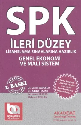 Spk - İleri Düzey - Genel Ekonomi ve Mali Sistem