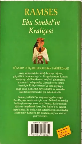 Ramses 4: Ebu Simbel'in Kraliçesi Christian Jacq Remzi Kitabevi
