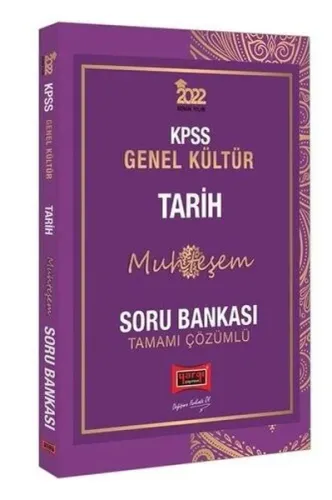 2022 KPSS Genel Kültür Muhteşem Tarih Tamamı Çözümlü Soru Bankası