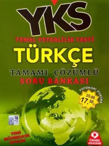 Örnek Akademi YKS TYT Türkçe Tamamı Çözümlü Soru Bankası-KAMPANYA