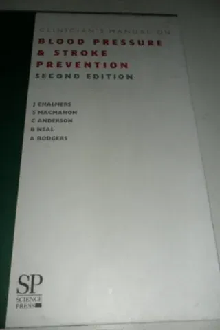 Clinician's Manual On Blood Pressure & Stroke Prevention