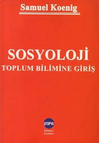 Sosyoloji Toplum Bilimine Giriş