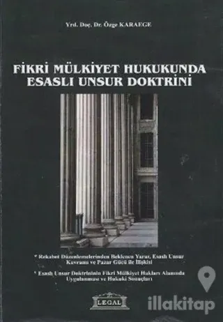 Fikri Mülkiyet Hukukunda Esaslı Unsur Doktrini
