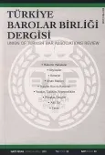 Türkiye Barolar Birliği Sayı:65  Temmuz 2006