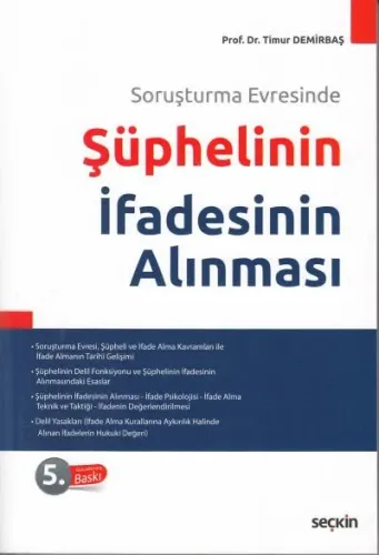 Şüphelinin İfadesinin Alınması