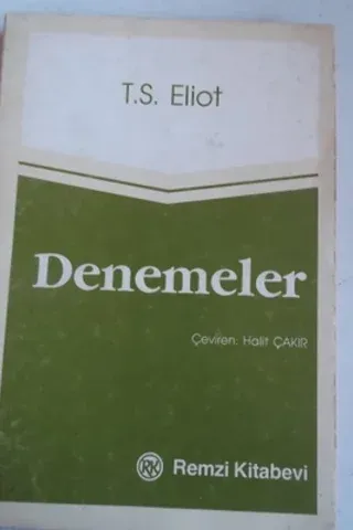 Denemeler T. S. Eliot