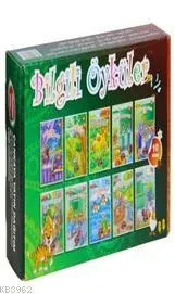 Bilgili Öyküler Seti (10 Kitap - Soru Kitapçığı); Renkli Resimli Düz Yazılı 2 ve 3. Sınıflar İçin