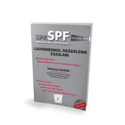 SPK - SPF Gayrimenkul  Değerleme Esasları Konu Anlatımlı Soru  Bankası 1014