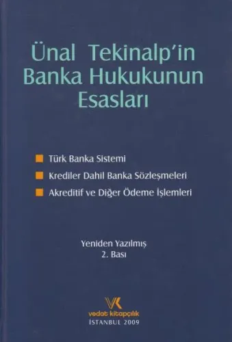 Ünal Tekinalp'in Banka Hukukunun Esasları