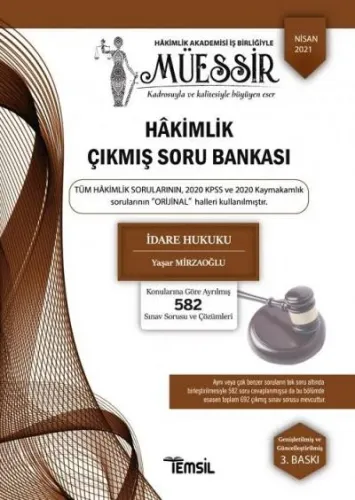 Hakimlik Çıkmış Soru Bankası İdare Hukuku