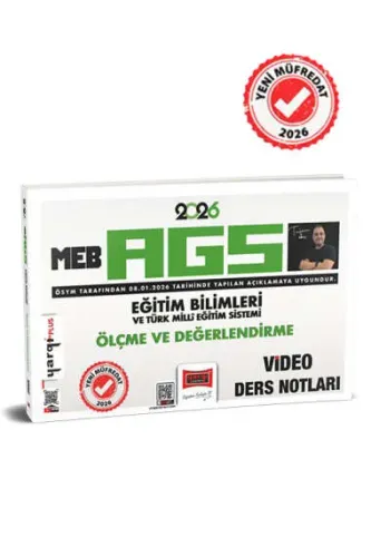 Yargı Yayınları 2026 MEB-AGS Eğitim Bilimleri ve Türk Milli Eğitim Sis