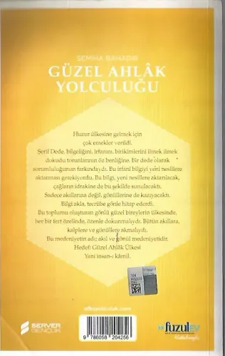 Güzel Ahlak Yolculuğu Semiha Bahadır Server Gençlik %52 indirimli