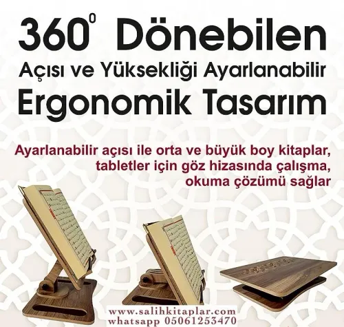 Masa üstü Ahşap Rahle - ücretsiz ptt kargo