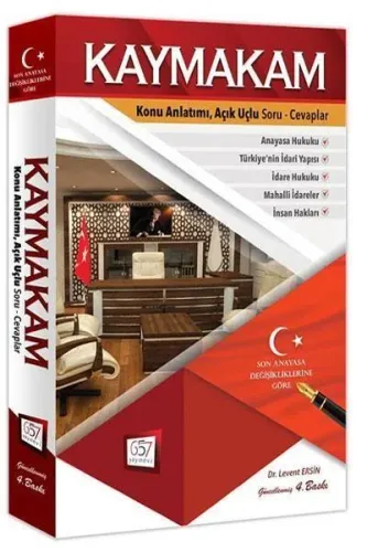 657 Kaymakamlık Konu Anlatımlı Hazırlık Kitabı 2018