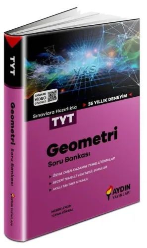 SÜPER FİYAT Aydın Yayınları TYT Geometri Soru Bankası