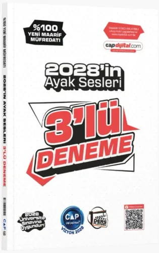 Çap Yayınları Üniversiteye Hazırlık Ders Platosu 3'lü Deneme
