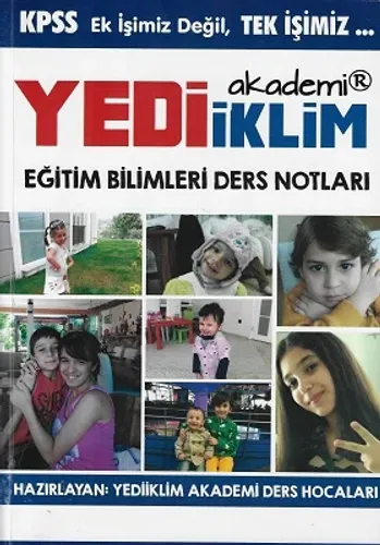 KPSS Eğitim Bilimleri Ders Notları Yediiklim Yayınları
