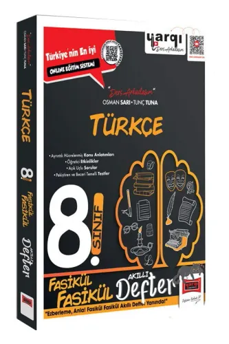 YARGI 8. SINIF TÜRKÇE FASİKÜL FASİKÜL AKILLI DEFTER