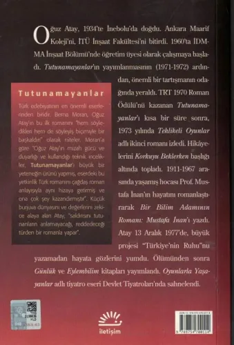 Tutunamayanlar - Bütün Eserleri 1 Oğuz Atay İletişim Yayınları %50 ind