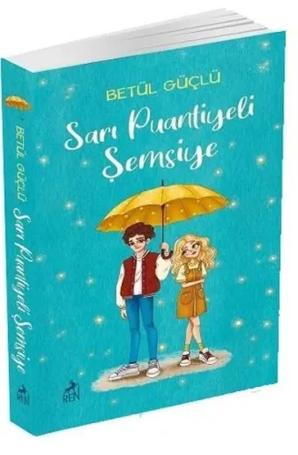 Sarı Puantiyeli Şemsiye