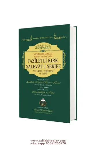 Faziletli Kırk Salevatı Şerife
