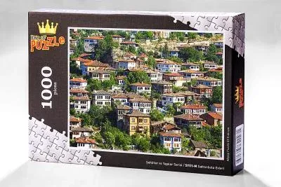 Şehirler ve Yapılar Serisi - Safranbolu Evleri 1000 Parça Puzzle