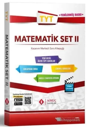 TYT Matematik Modüler Set 2 Kazanım Merkezli Soru Bankası Sonuç Yayınları 9786257209168