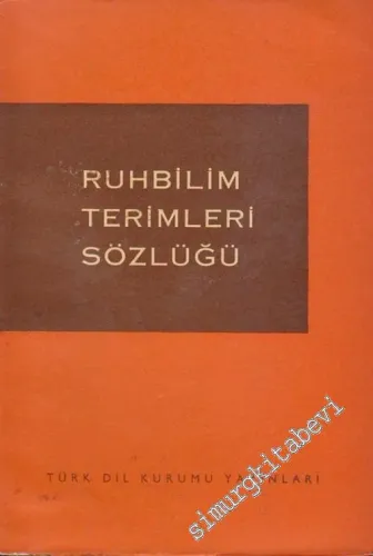 Ruhbilim Terimleri Sözlüğü -        1974