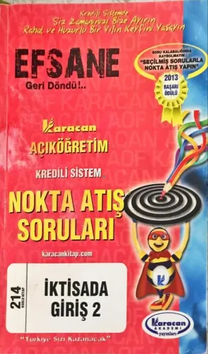 İktisada Giriş-2 Nokta Atış Sorular