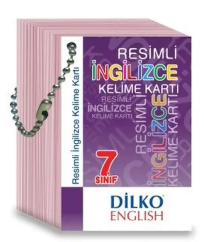 Modern English 7. Sınıf Resimli İngilizce Kelime Kartı