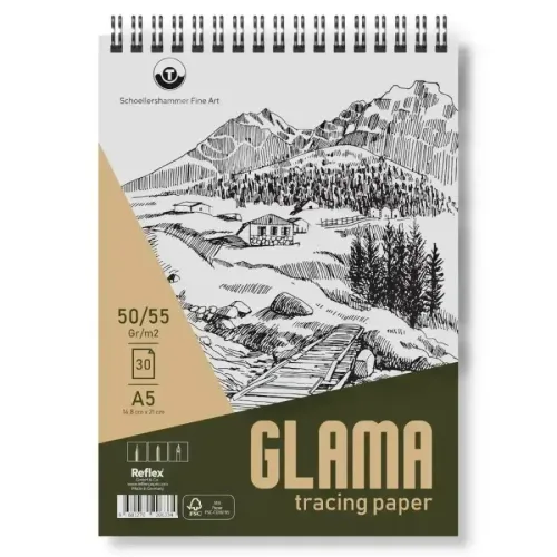 Schoellershammer Glama Tracing Paper Pad Aydınger Eskiz Defteri 55gr A