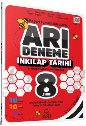 8. Sınıf T.C. İnkılap Tarihi ve Atatürkçülük Arı Deneme Arı Yayıncılık