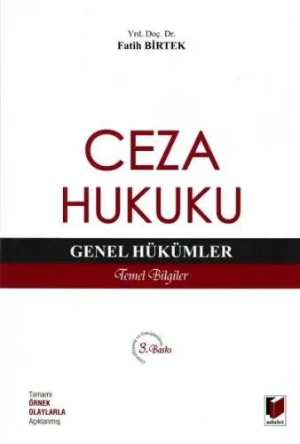 Ceza Hukuku Genel Hükümler