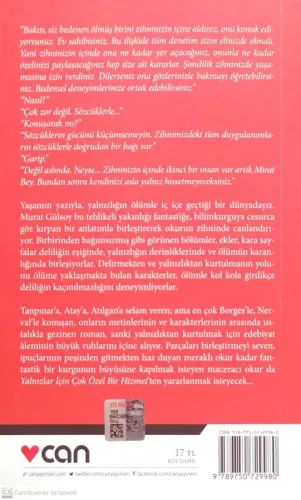 Yalnızlar İçin Çok Özel Bir Hizmet Murat Gülsoy Can Yayınları
