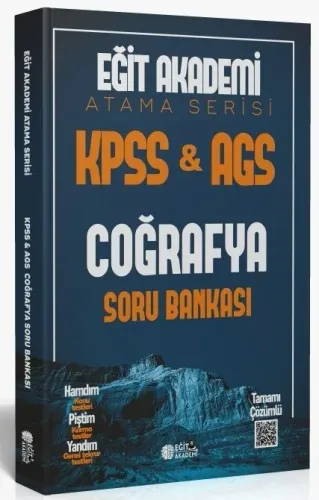 Eğit Akademi 2026 KPSS MEB-AGS Coğrafya Atama Serisi Soru Bankası