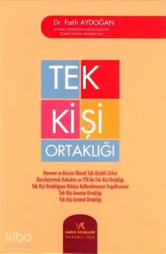Tek Kişi Ortaklığı