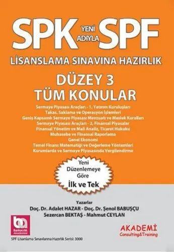 SPF Düzey 3 Tüm Konular