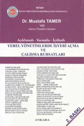 Yerel Yönetimlerde İşyeri Açma Ve Çalışma Ruhsatları