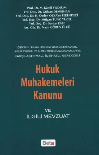 Hukuk Muhakemeleri Kanunu Ve İlgili Mevzuat