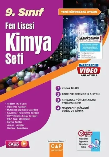09.Sınıf Set Fen Lisesi Kimya - 2023