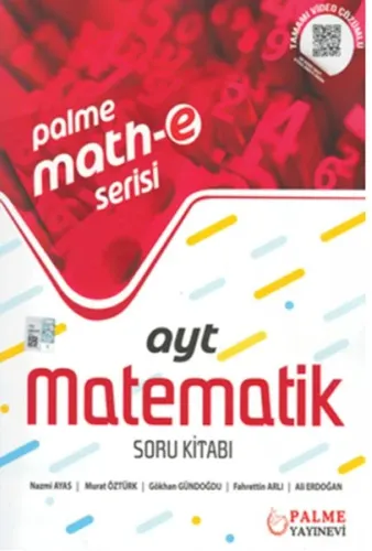 Palme Yayınları AYT Matematik Soru Kitabı Math-e Serisi