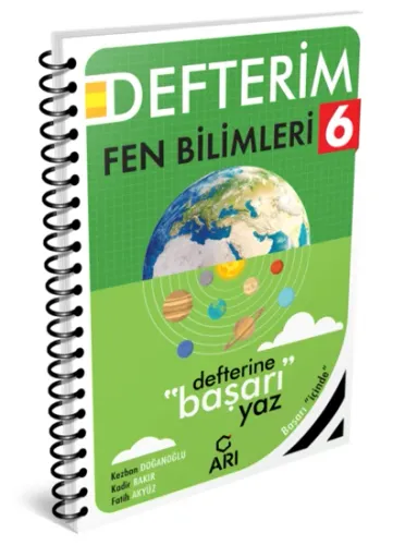 Arı Yayınları 6. Sınıf Fen Bilimleri Defterim