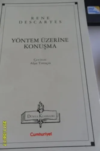 Yöntem Üzerine Konuşma