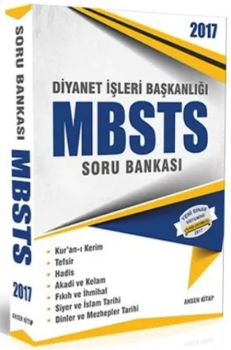 2017 Diyanet İşleri Başkanlığı MBSTS Soru Bankası Kolektif