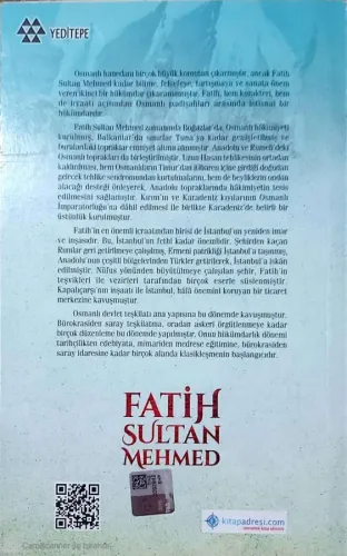 Fatih Sultan Mehmed Nıcolae Jorga Yeditepe %36 indirimli